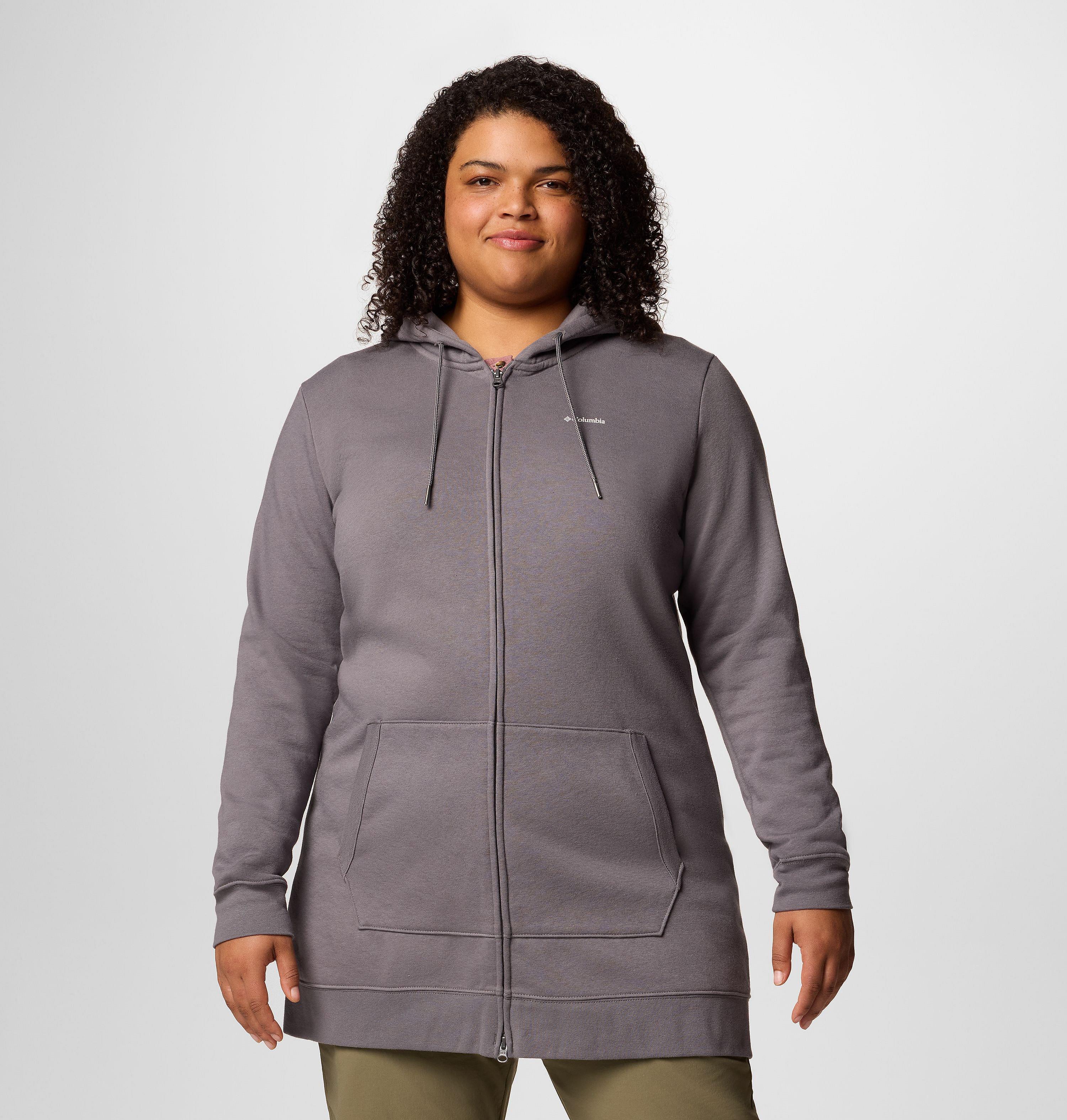 Women's Burr Trail Long Full Zip Hoodie - Plus Size