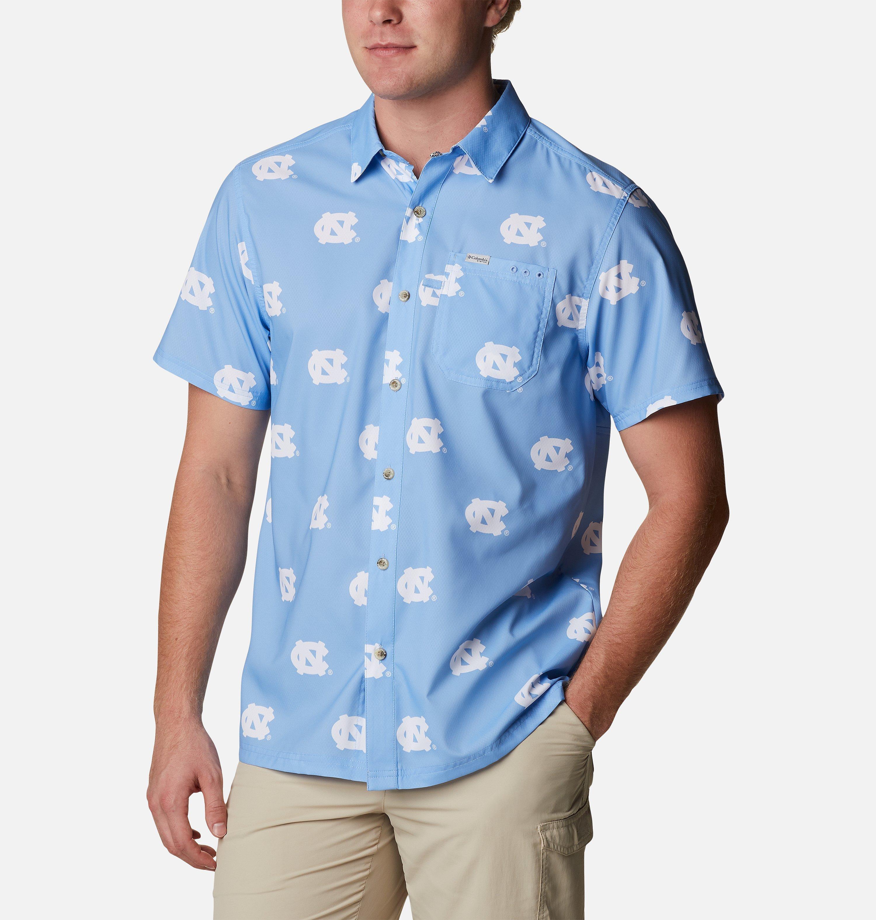 Men's Collegiate PFG Super Slack Tide Shirt - North Carolina