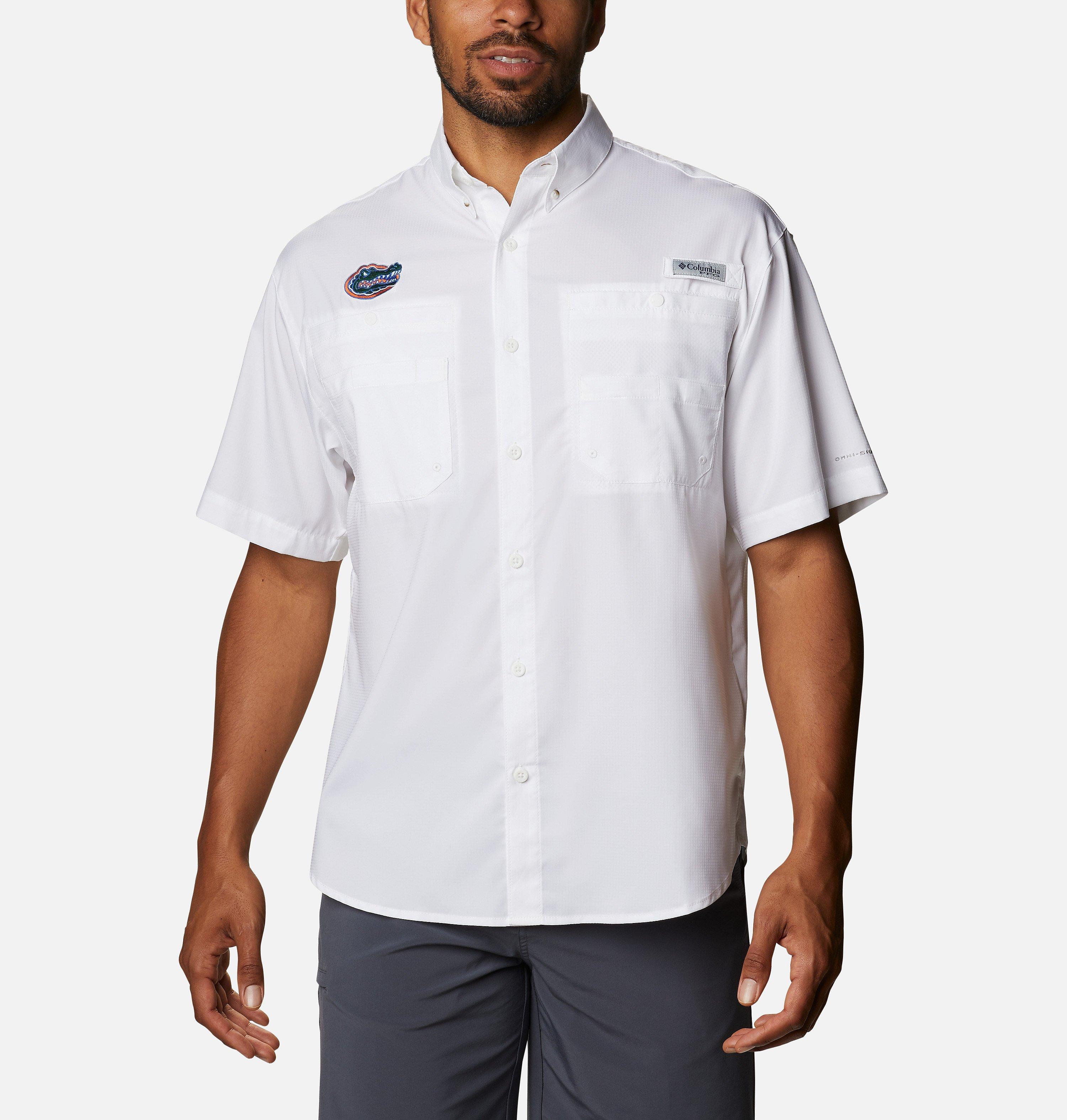 Men's Collegiate PFG Tamiami Short Sleeve Shirt - Tall - Florida
