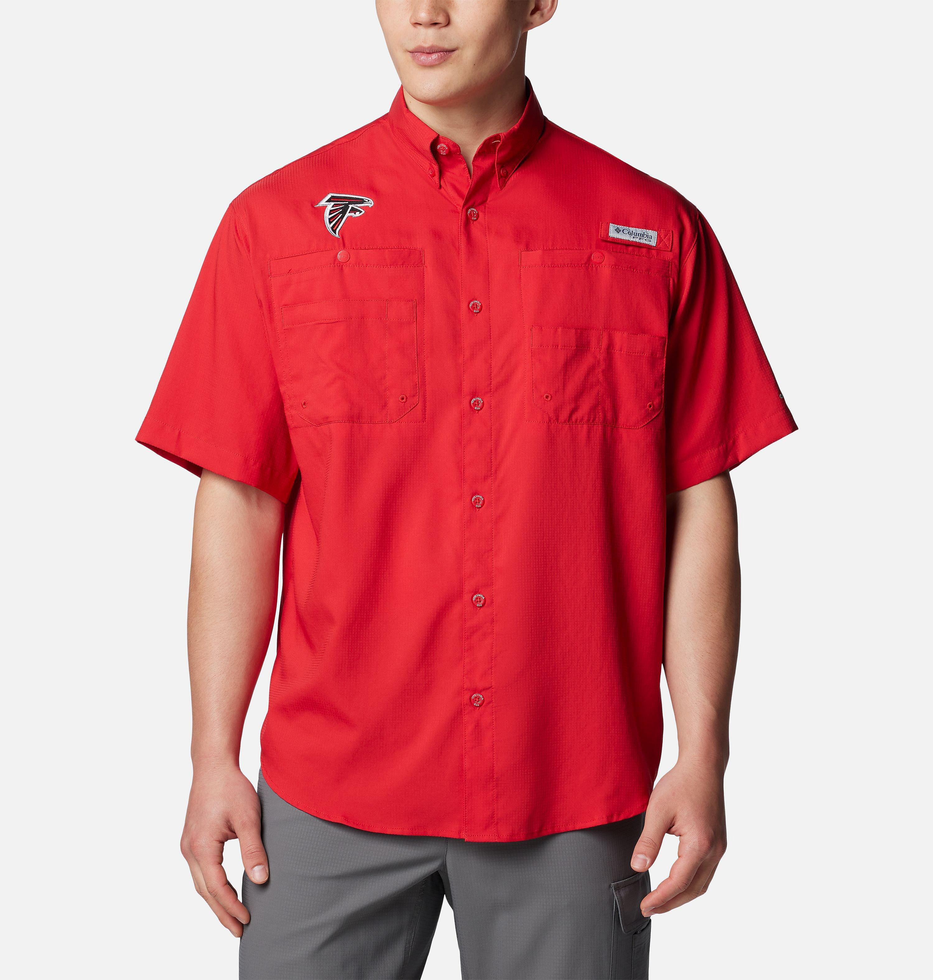 Men's PFG Tamiami Short Sleeve Shirt - Atlanta Falcons