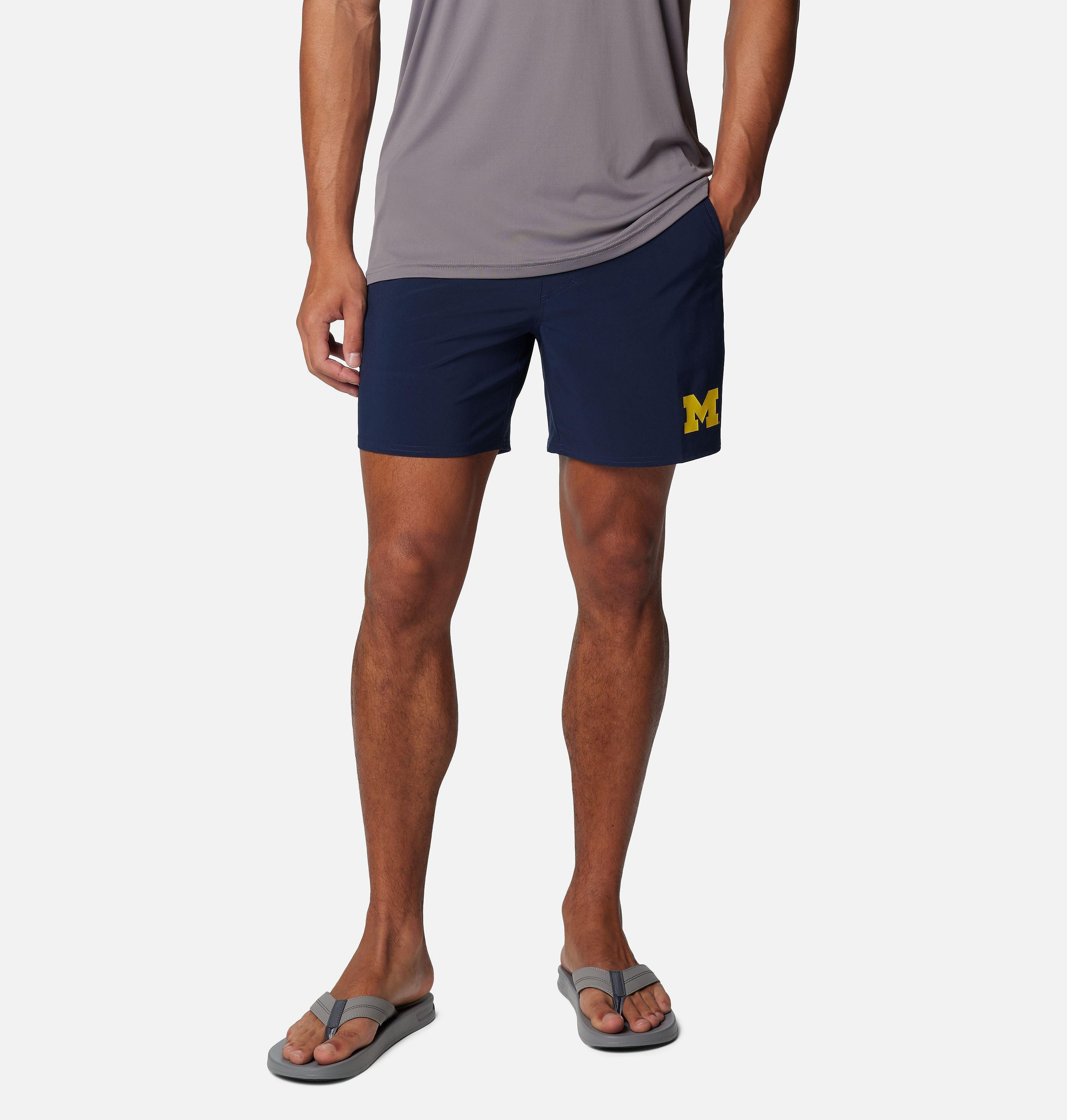 Men's Collegiate PFG Terminal Roamer Stretch Shorts - Michigan