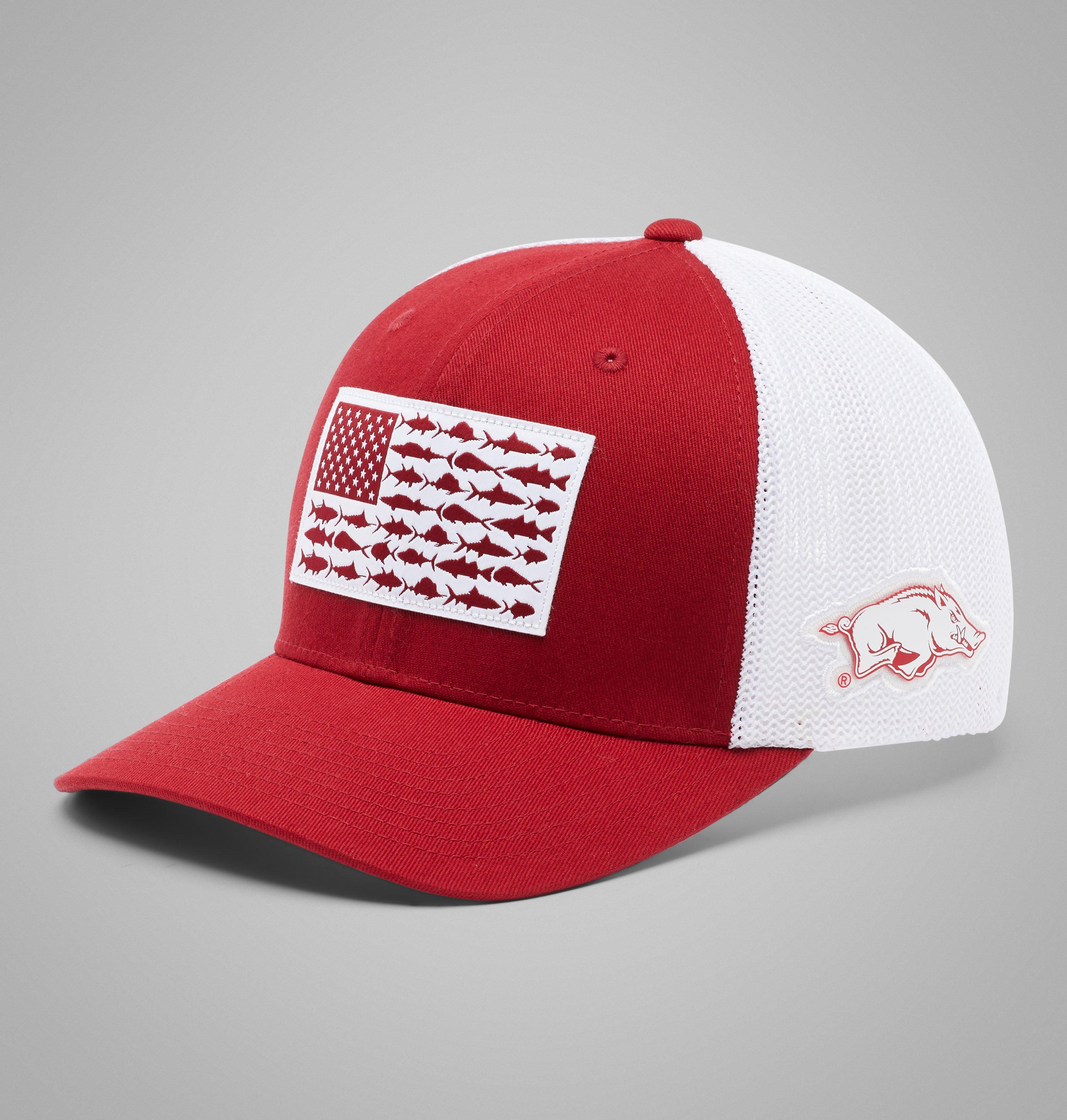 PFG Mesh Fish Flag Ball Cap - Arkansas